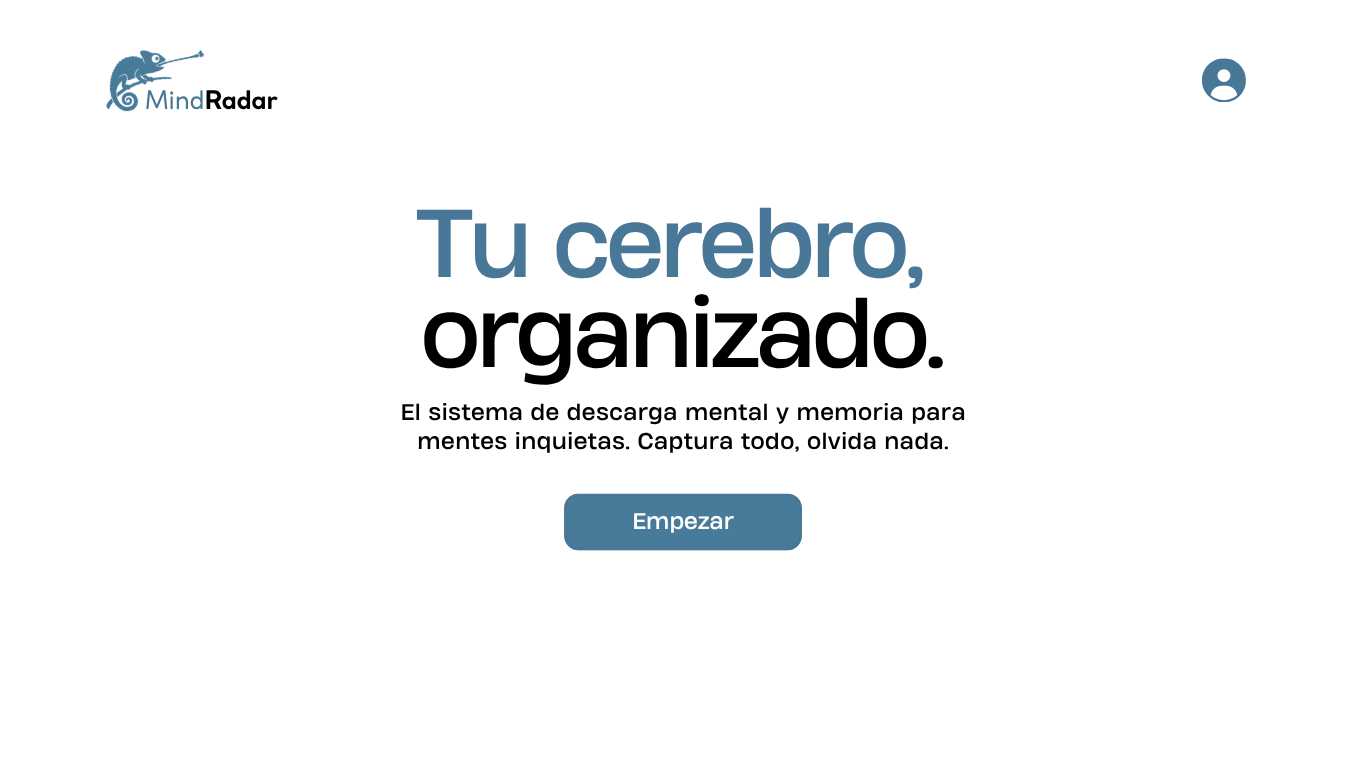 Mind Radar — Tu cerebro, organizado